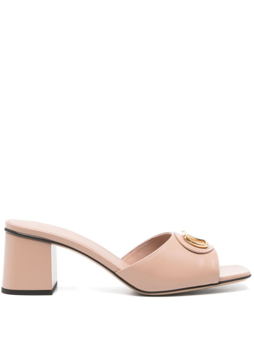 Valentino Garavani Open-toe Block Heel Sandals In Neutral