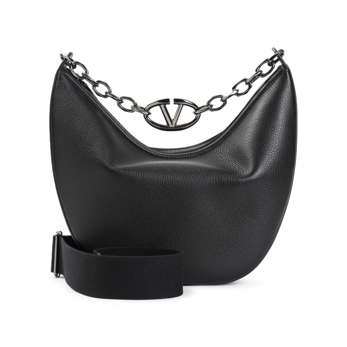 Valentino Vlogo Moon Medium Hobo Bag