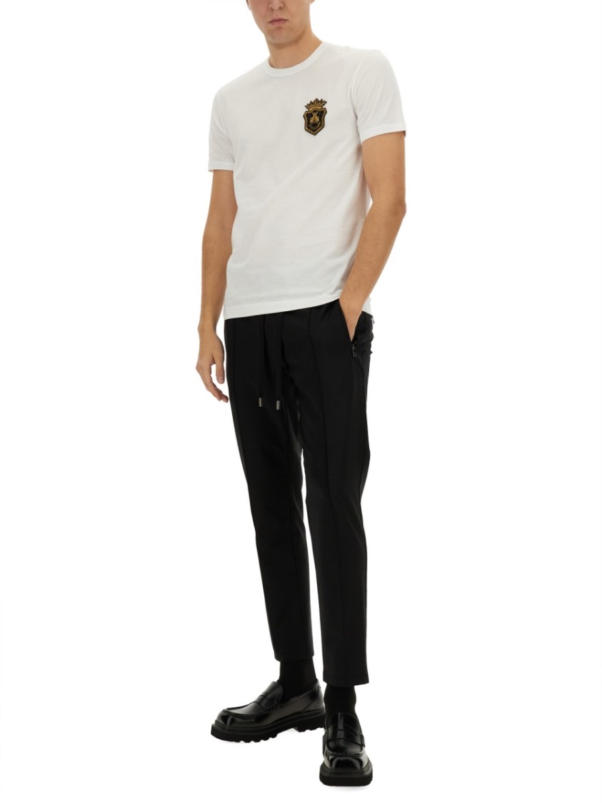 Shop Dolce & Gabbana Cotton T-shirt In White