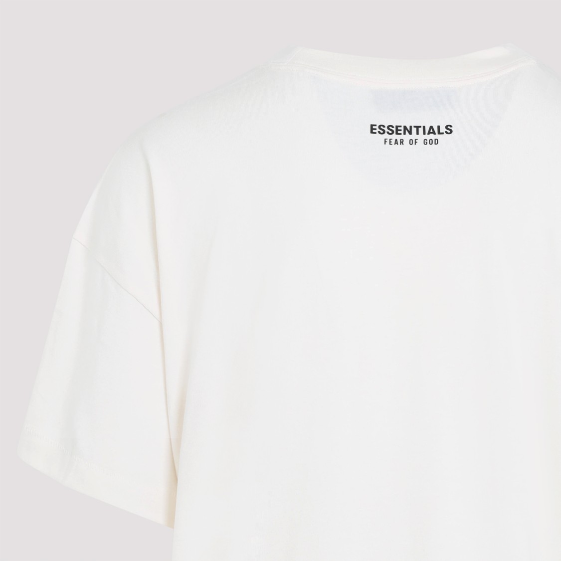 Fear Of God White Plain Cotton T-shirts In White
