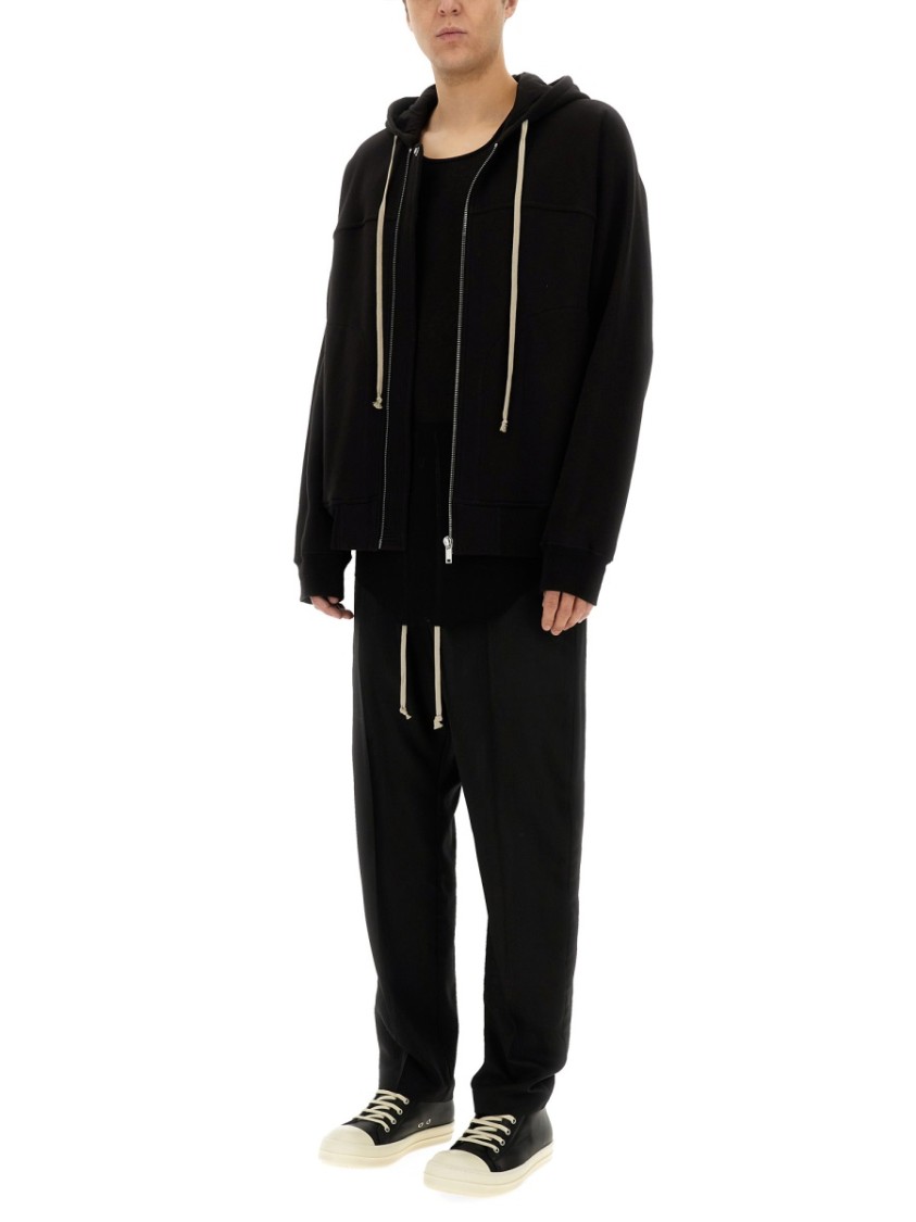 Rick Owens Ribbed Tank Top In Black