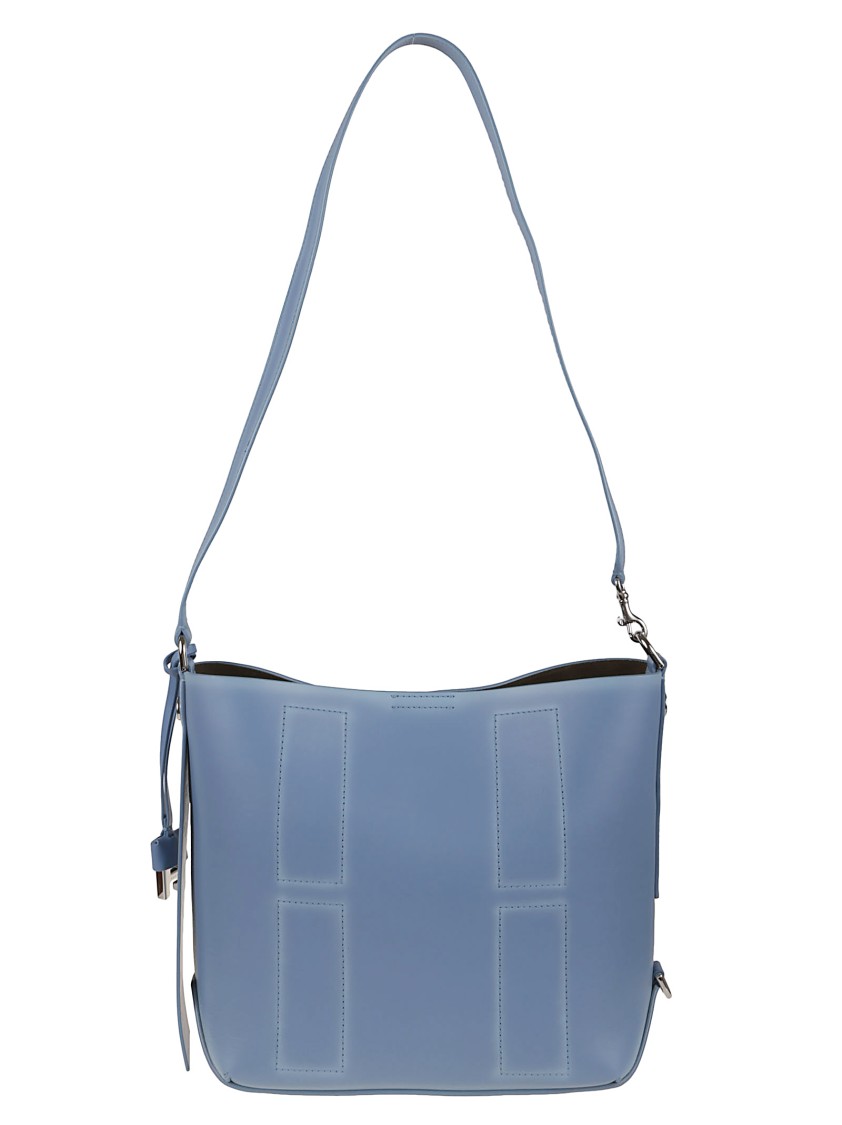 Hogan Calfskin Leather Shoulder Bag With Adjustable Strap
