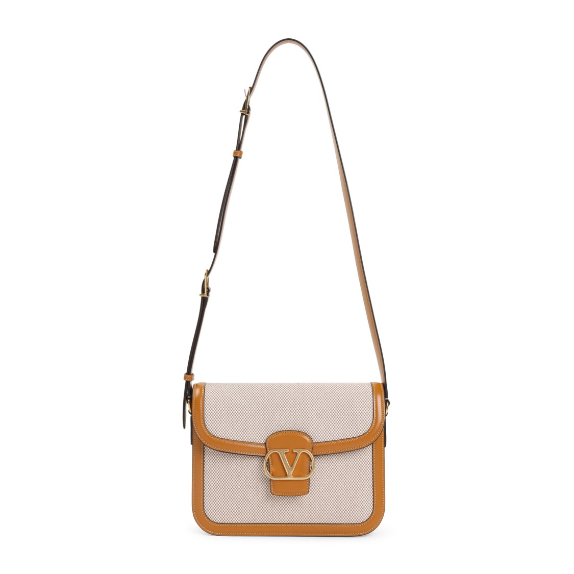 Valentino Garavani Valentino Brown Leather Shoulder Bag