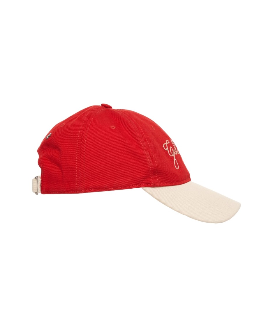 Golden Goose Deluxe Brand Baseball Cap With Logo Embroidery In Red