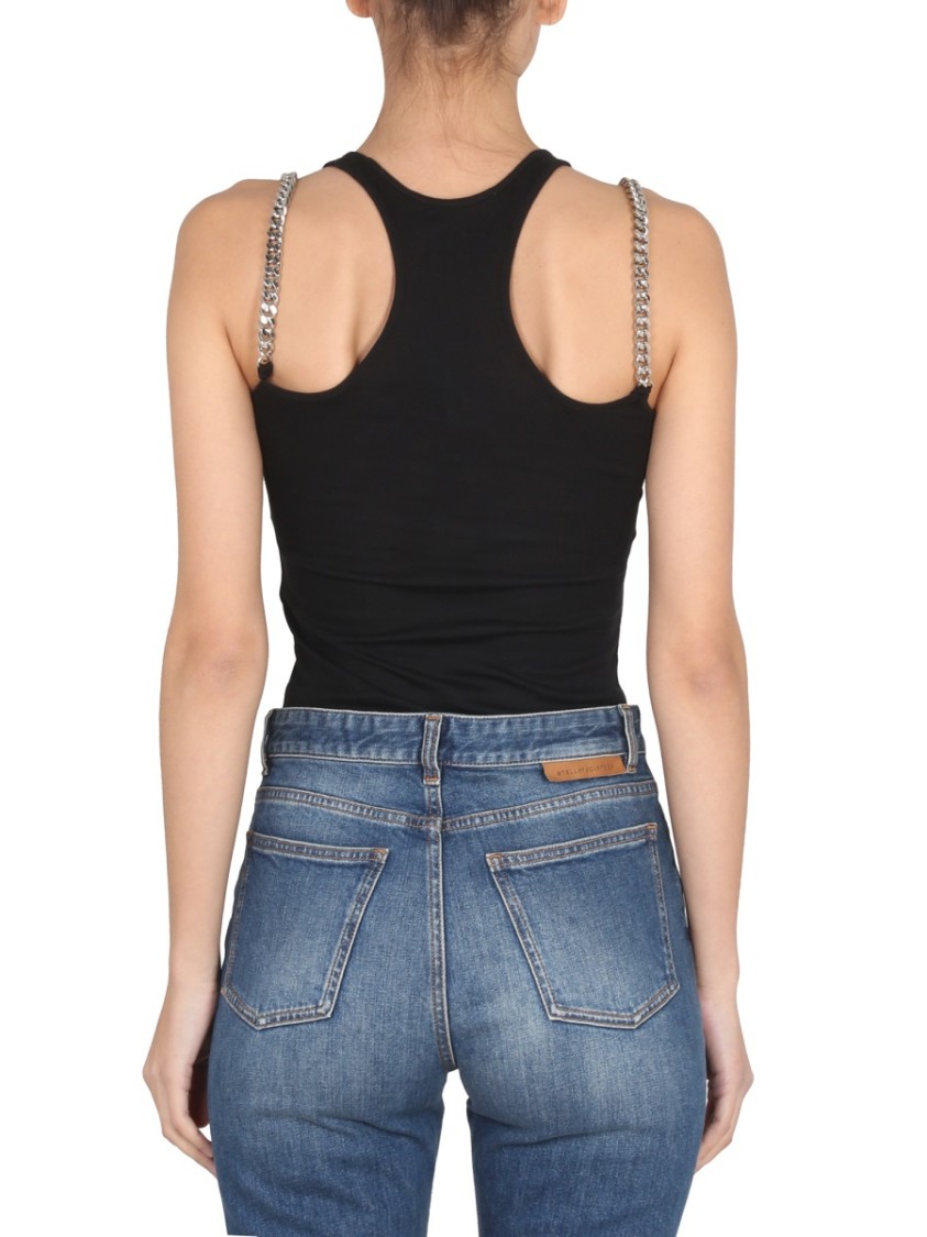 Shop Stella Mccartney Falabella Top In Blue