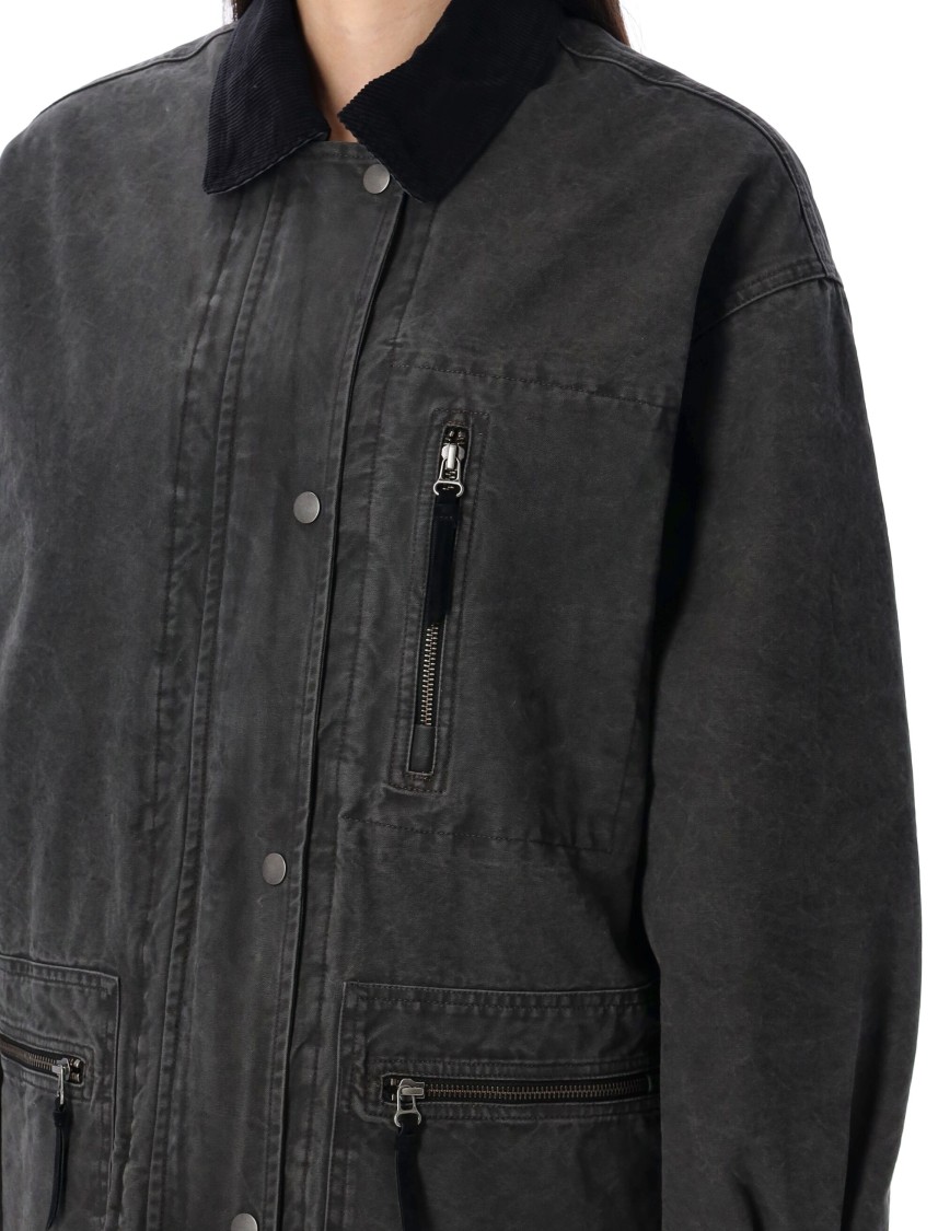 ISABEL MARANT ÉTOILE ISABEL MARANT ÉTOILE KIMELIA COATED COTTON JACKET
