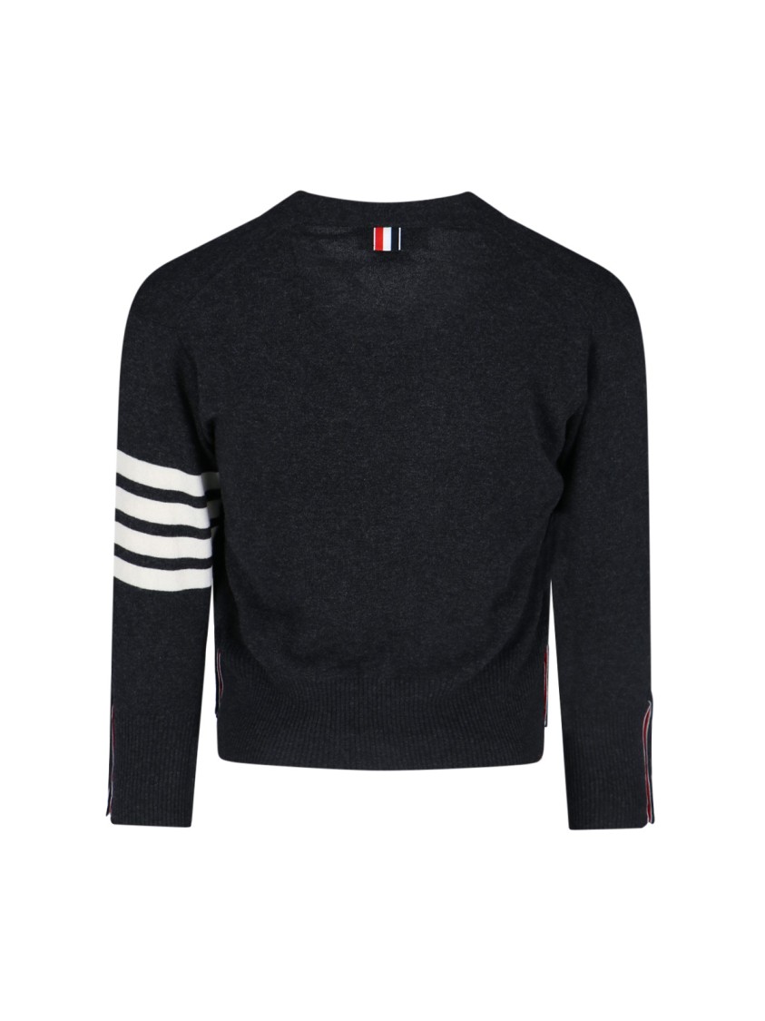 Thom Browne Cardigan In Black