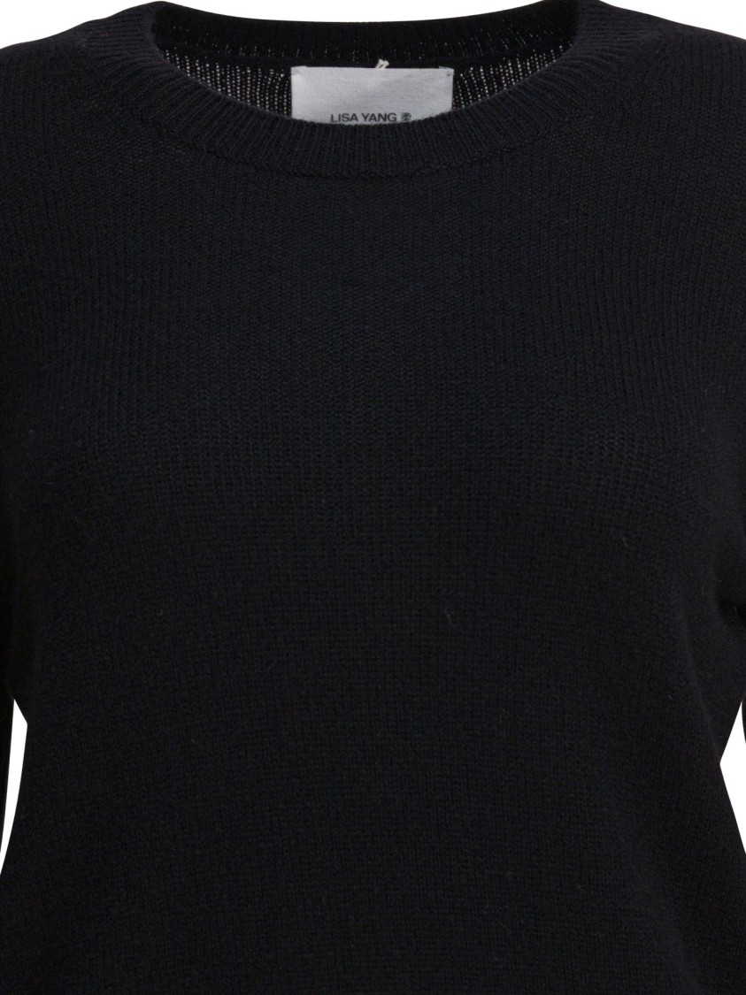 Lisa Yang Cashmere Knit Sweater In Black