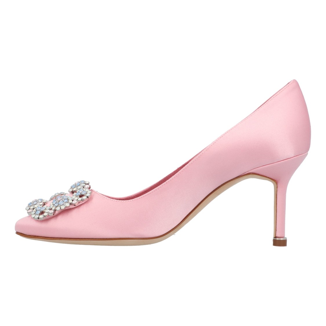 Manolo Blahnik 70mm Hangisi Satin Pumps