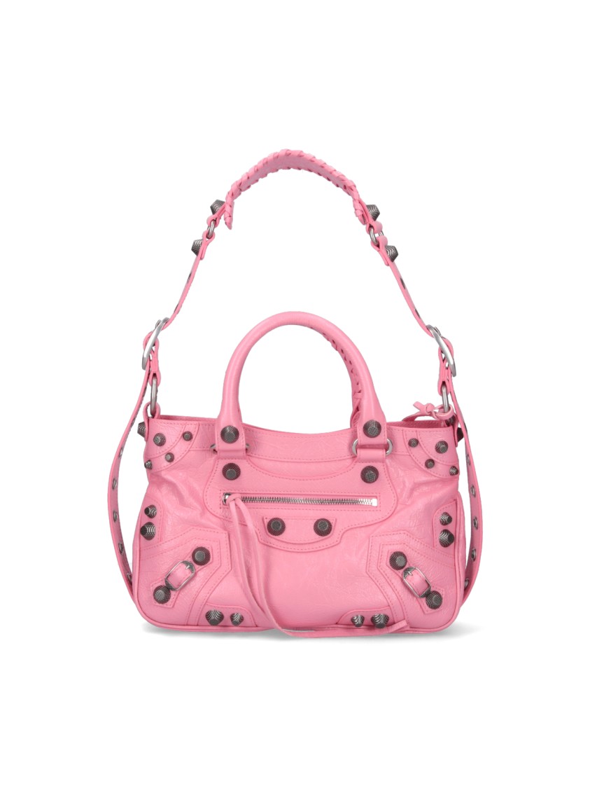 Shop Balenciaga Medium 'neo Cagole' Shoulder Bag – Pink
