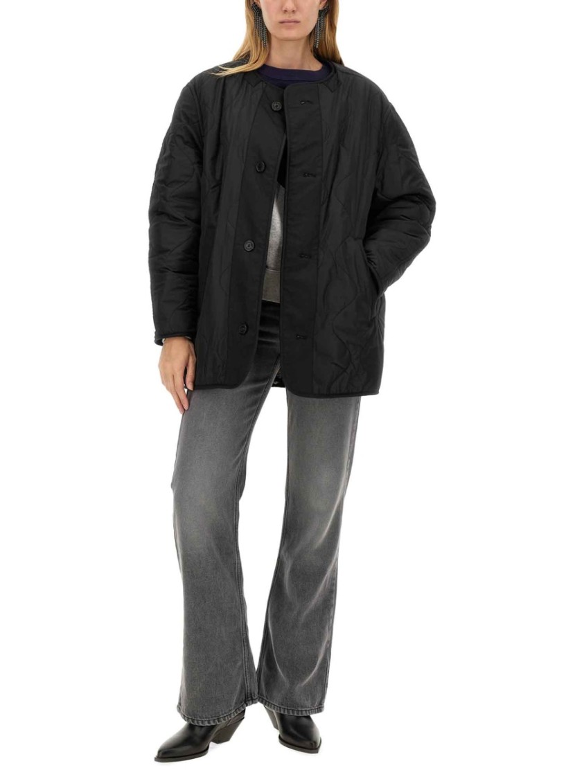 Isabel Marant Étoile Fernalia Cropped Coat In Multi