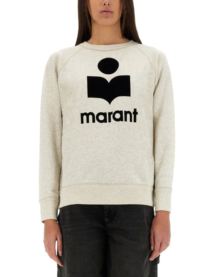 Isabel Marant Étoile Isabel Marant Etoile Melange Sand Cotton Blend Millyny Sweatshirt In Neutral