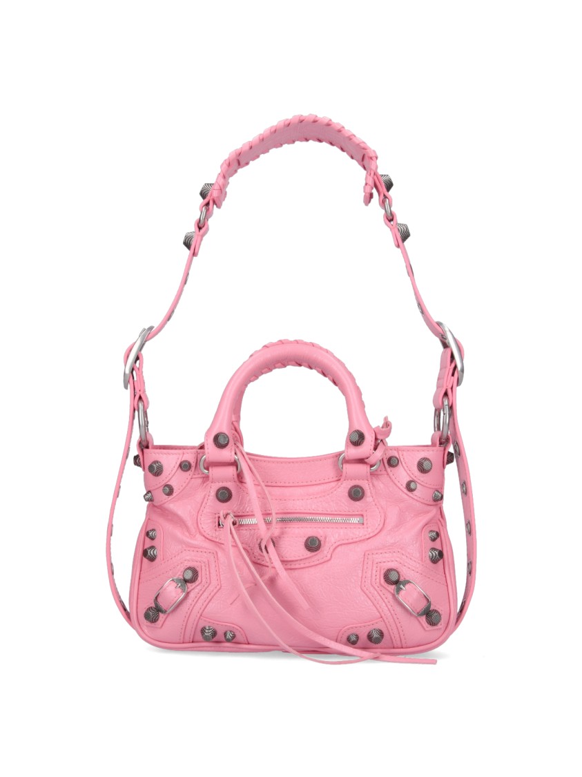 Shop Balenciaga Small 'neo Cagole' Shoulder Bag – Pink