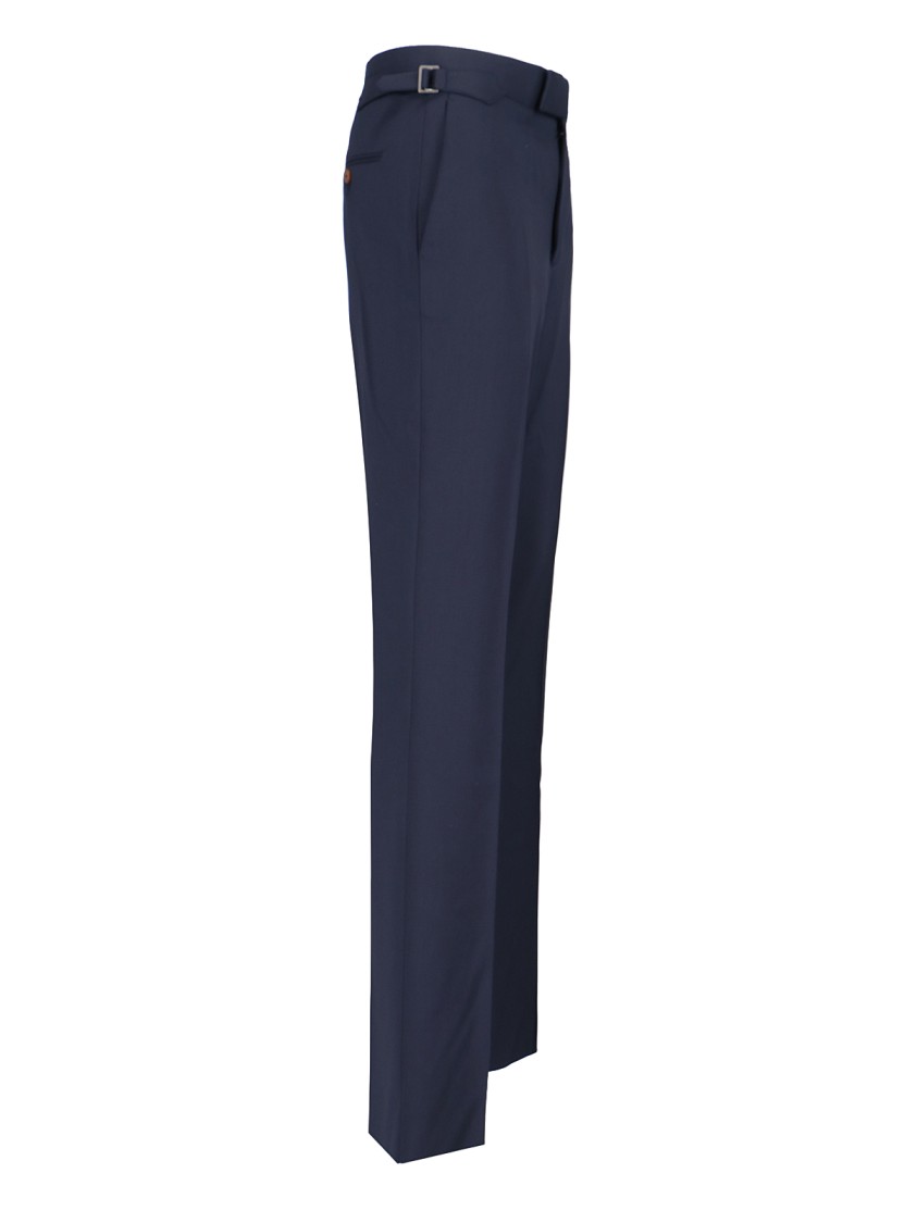 パンツ VIVIENNE WESTWOOD Woman Pants Blue 1F010008W00FC X402SI Vivienne Westwood Sang' Straight Pants – Blue | ModeSens