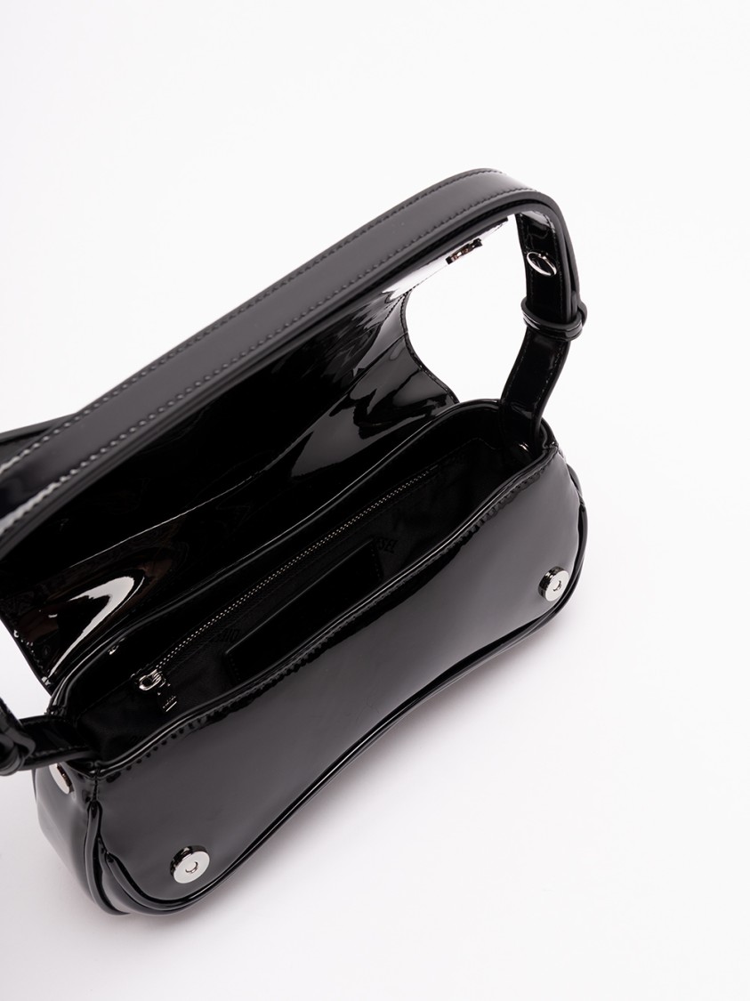 Diesel `play Mirror` Charm With Glossy Finish In Black