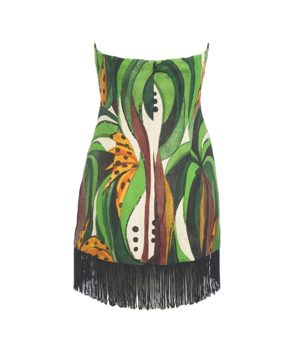 Farm Rio Off-shoulder Top With Fringes