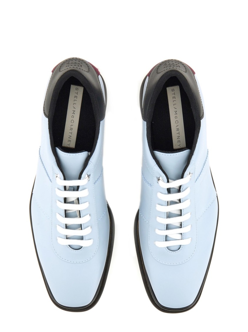 Shop Stella Mccartney "sneak Elyse" Wedge Sneaker In Blue