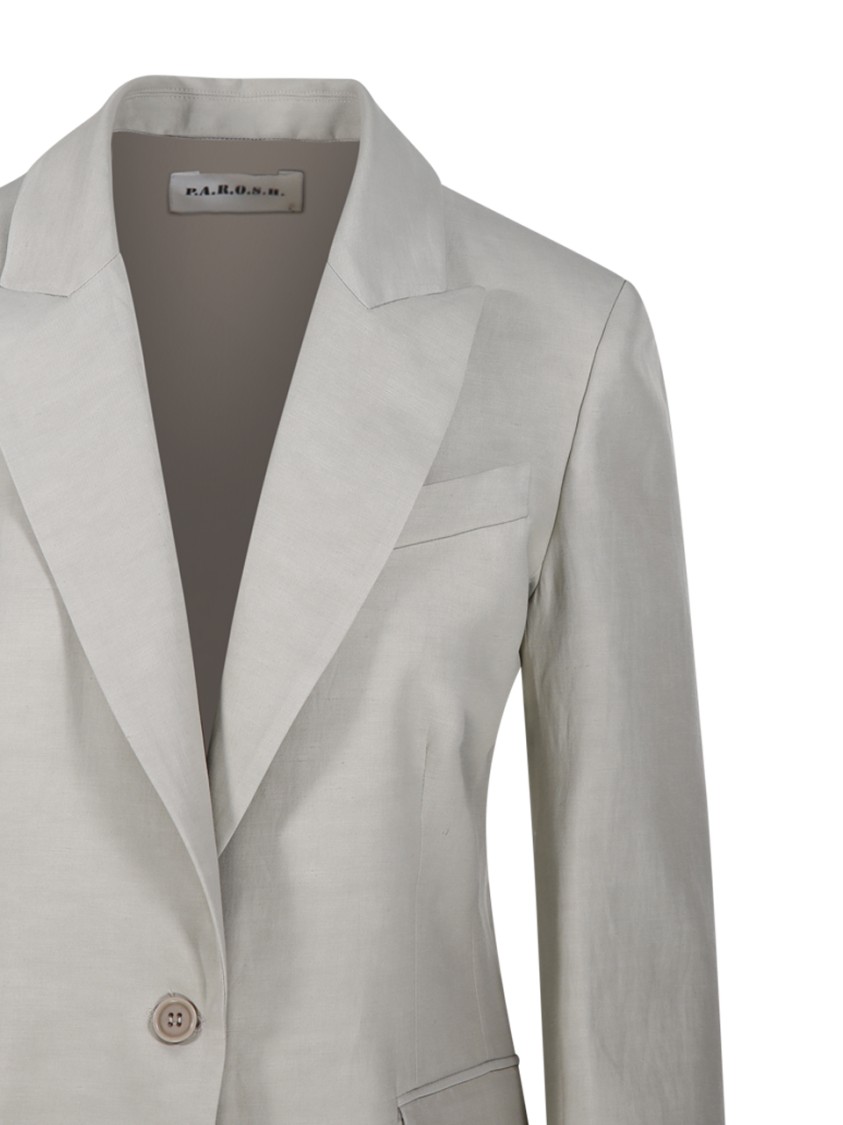 P.A.R.O.S.H PAROSH TAILORED BLAZER WITH CLASSIC LAPEL