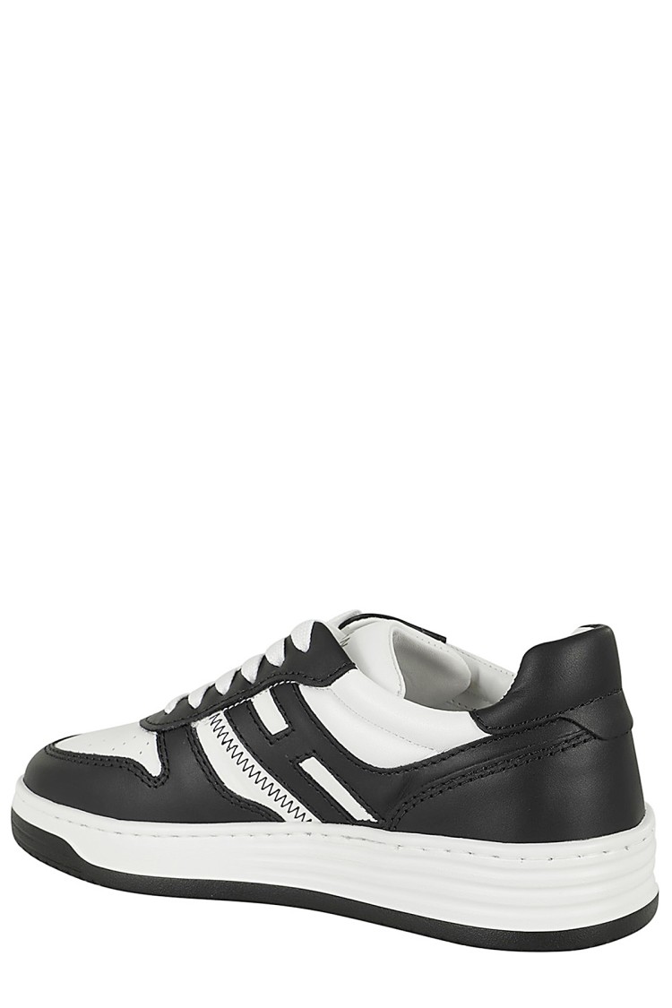 Hogan H630 Sneakers With Rubber Sole And Perforated Detailing In Multicolor