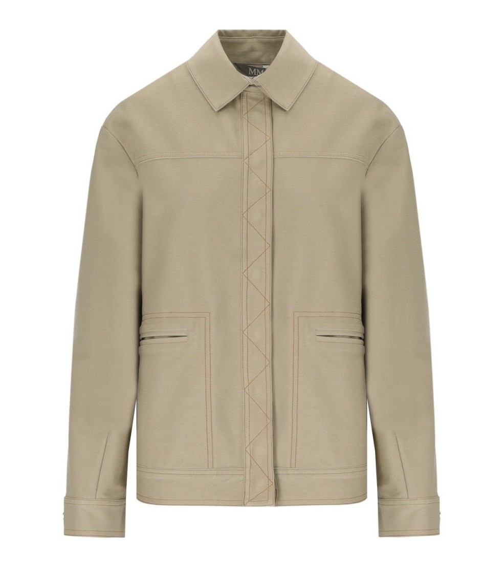 MAX MARA MAX MARA MM MAX MARA LEPRE BEIGE DENIM JACKET