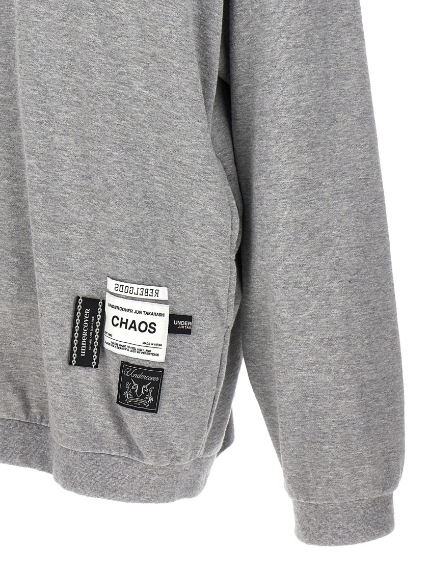Undercover 'harmony And Disorder' Crewneck Sweater In Gray