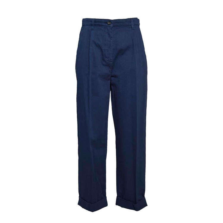 デニム・ジーパン Etro Blue Denim Pants With Herringbone Pattern Etro Blue Denim Pants With Herringbone Pattern | THE LIST