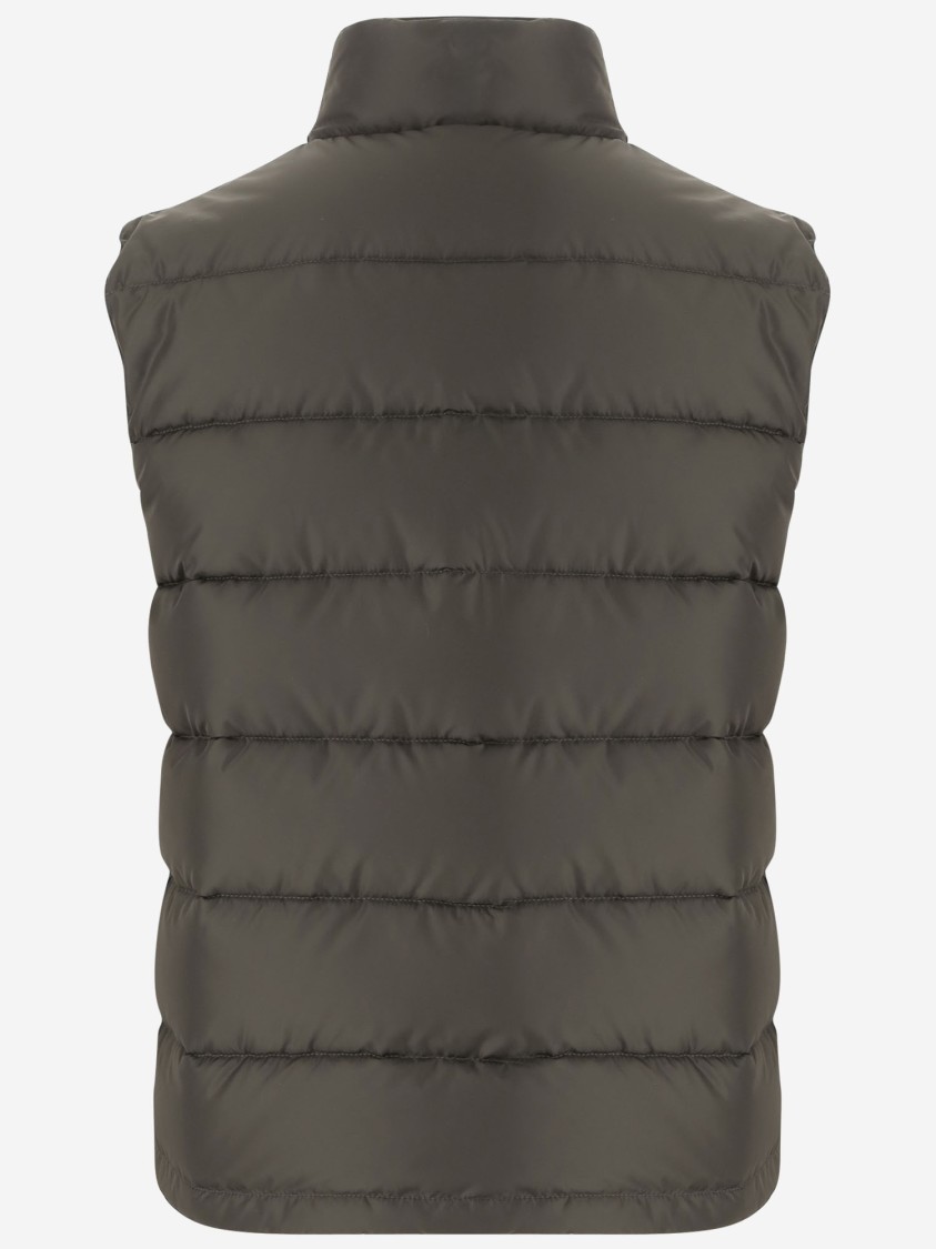 Aspesi Recycled Nylon New Minnie Vest Down Jacket In Grey