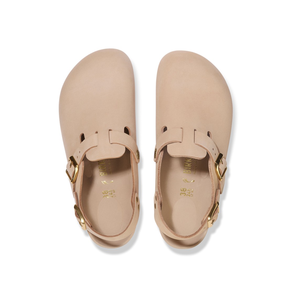 Birkenstock Nubuk Leather Tokio Clog Shoes