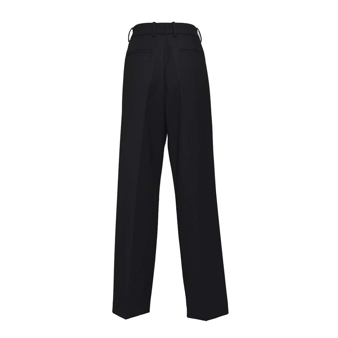 パンツ Missoni Black Wool Blend Pants With Embroidered Side Band Missoni Black Wool Blend Pants With Embroidered Side Band