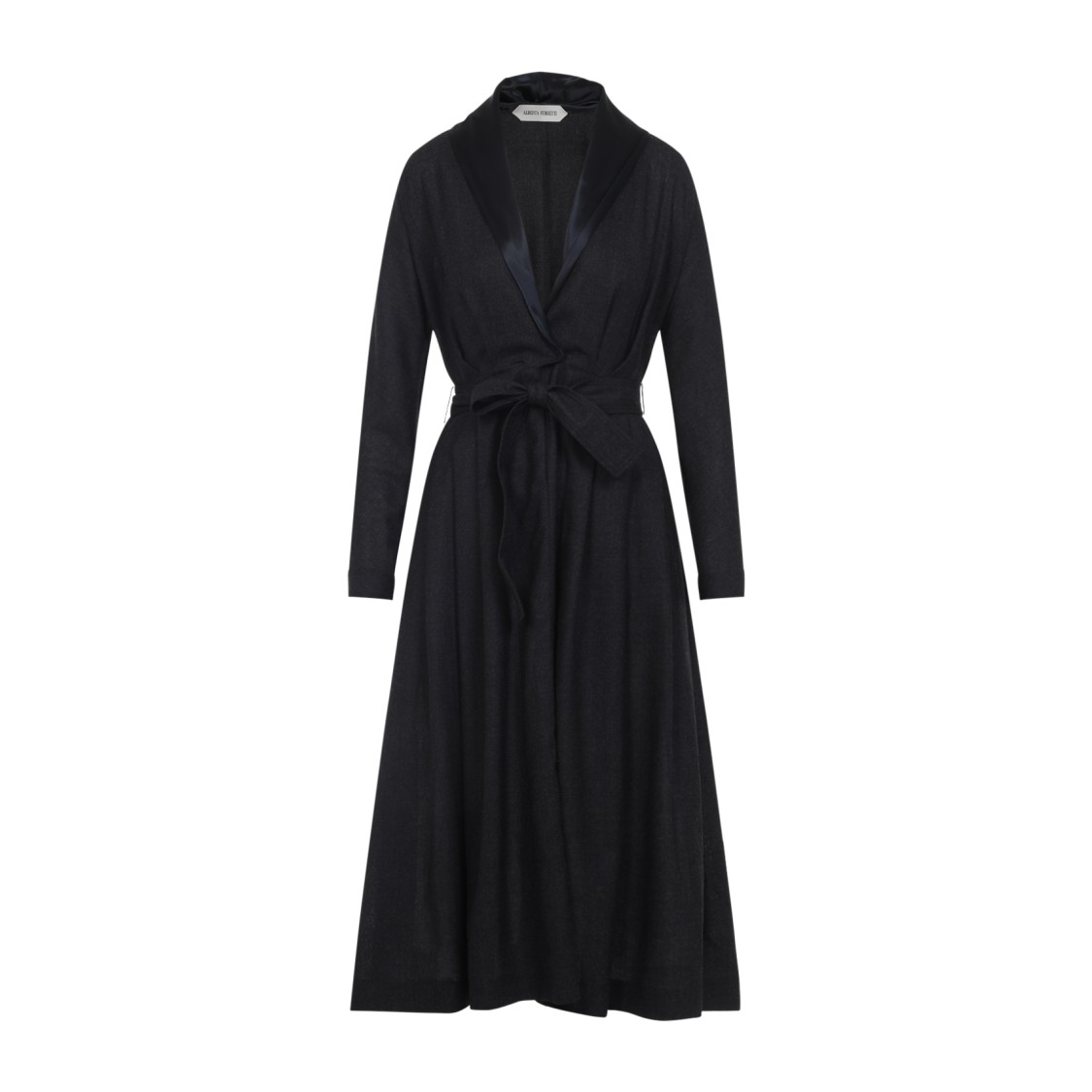 オールインワン・サロペット a Ferretti Grey Virgin Wool Midi Dress Alberta Ferretti Grey Virgin Wool Midi Dress | THE LIST
