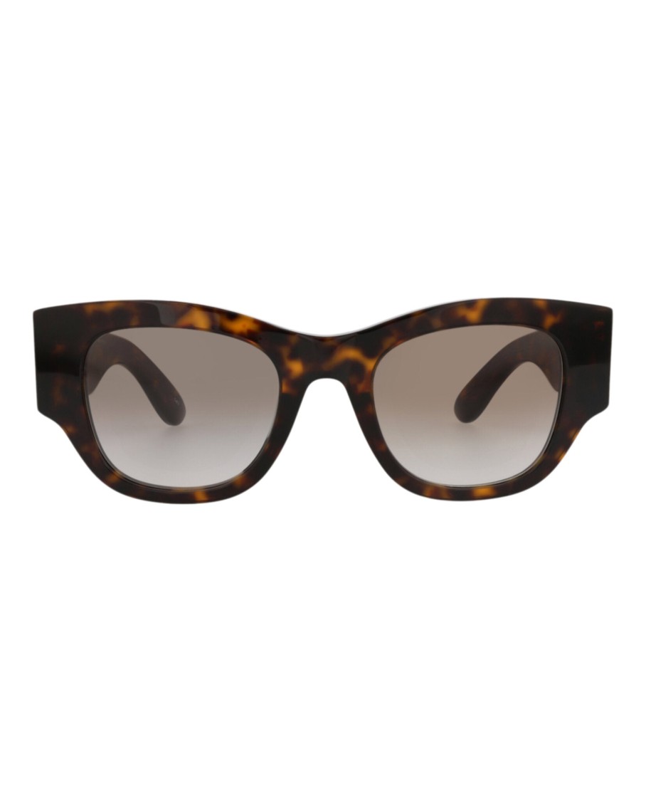 Alexander Mcqueen Square-frame Recycled Acetate Sunglasses In Black