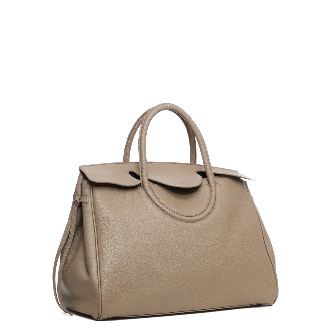 Staud Dune Leather Maude Carryall With Structured Silhouette
