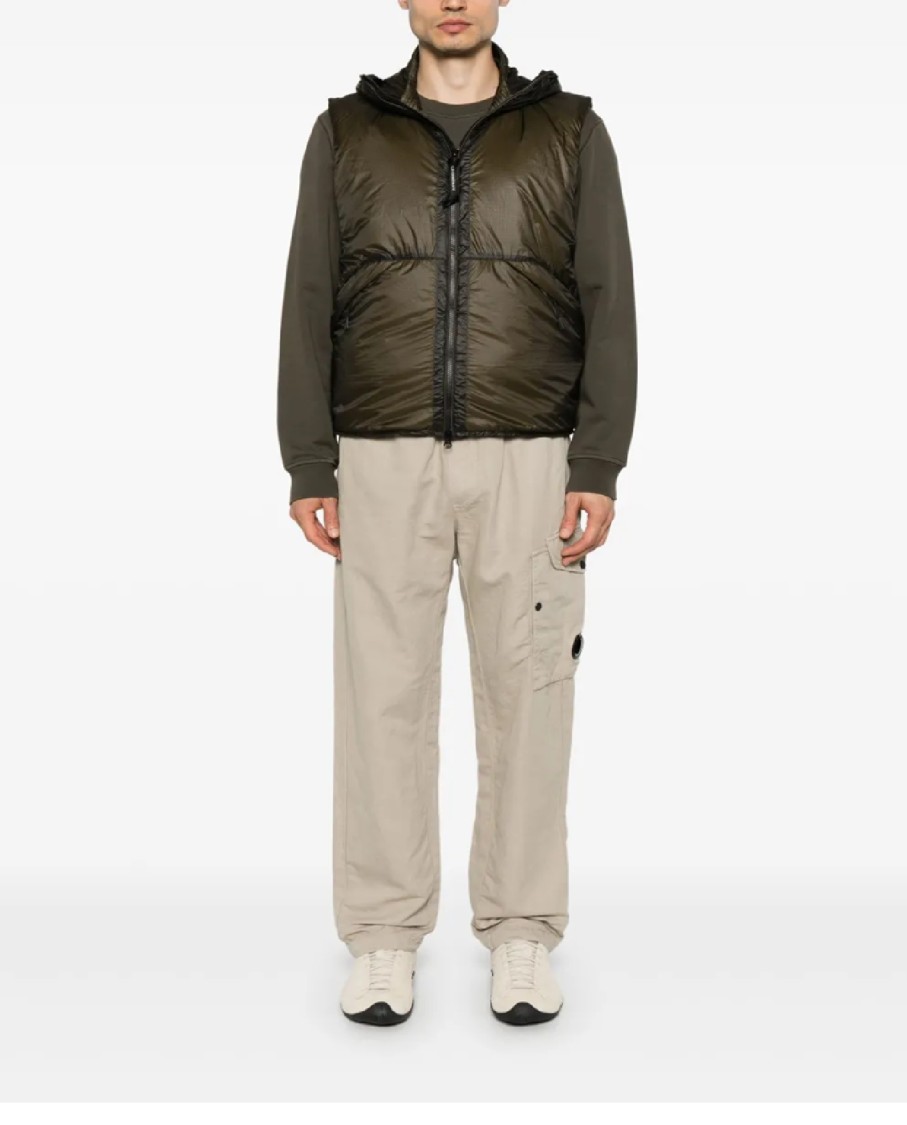C.p. Company Regular Fit Cotton Linen Pants