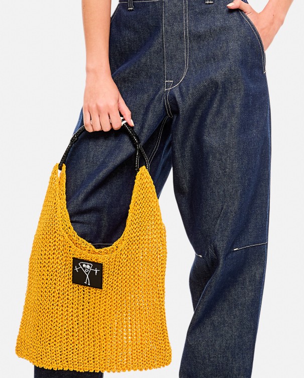 トートバッグ Plan C Orange Mesh Shopper Bag Plan C Orange Mesh Shopper Bag | ModeSens