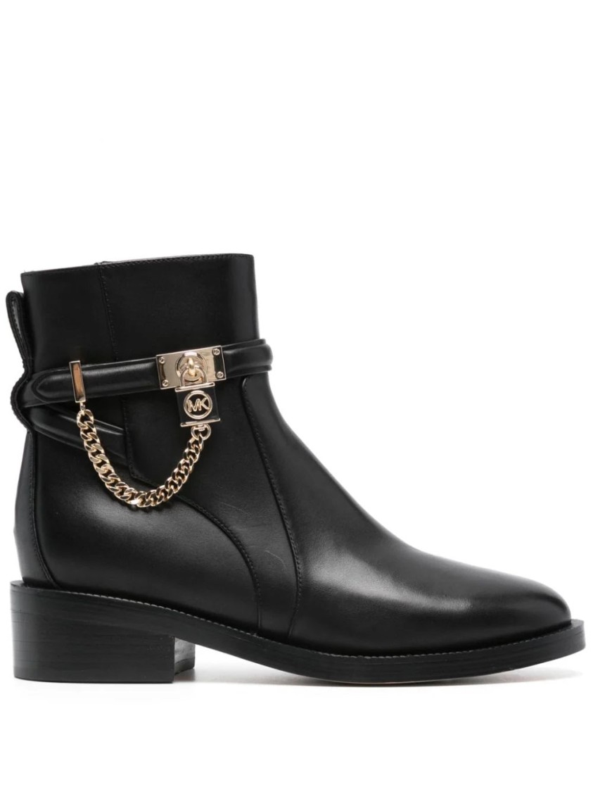 Michael Kors Hamilton Flat Bootie In Black