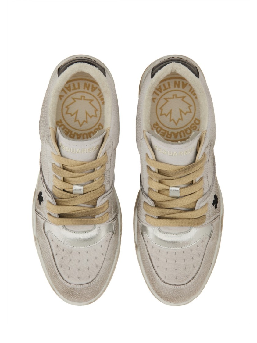 Dsquared2 Sneaker Spiker In Grey
