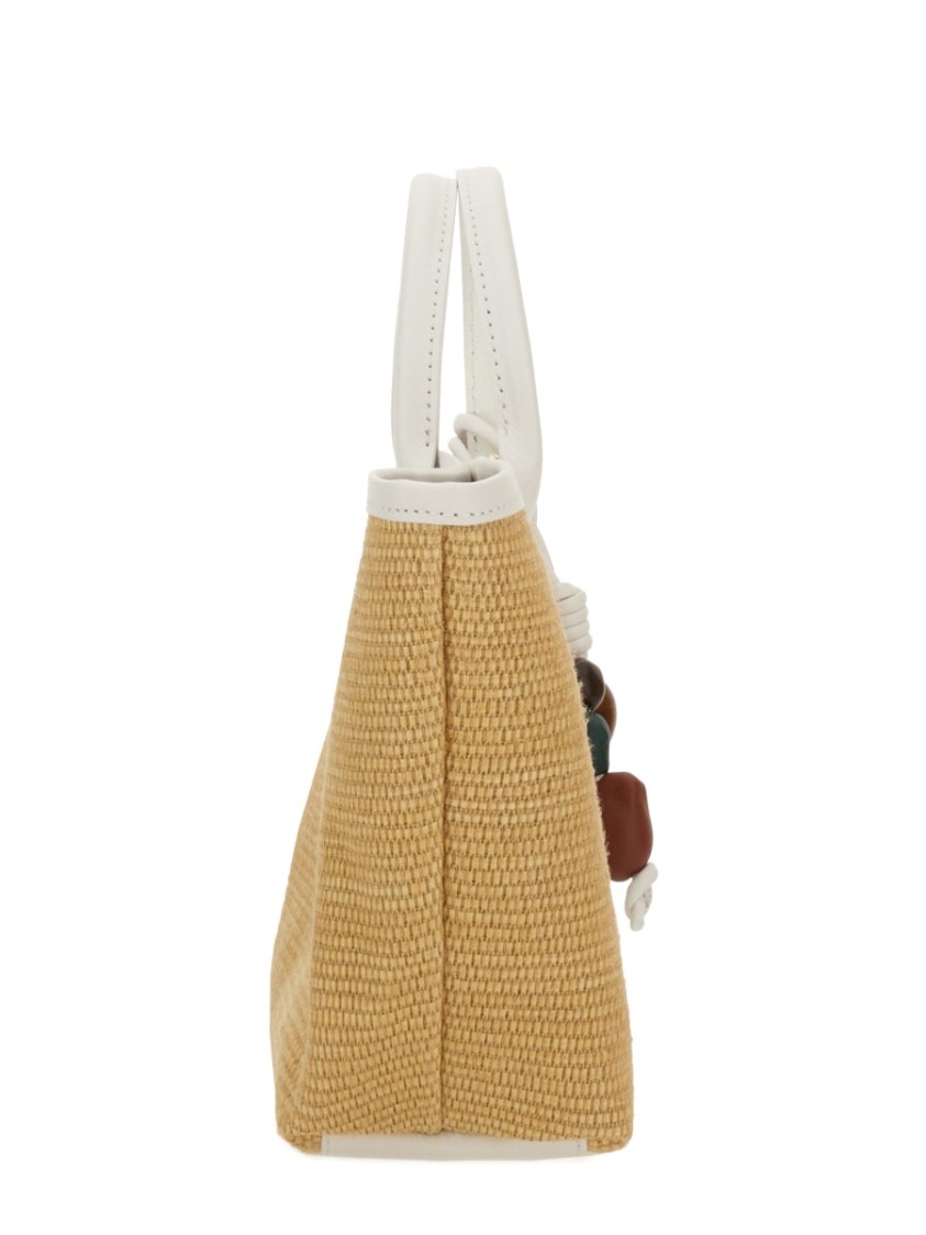 Shop Longchamp "le Pliage Collection Xs" Basket Bag