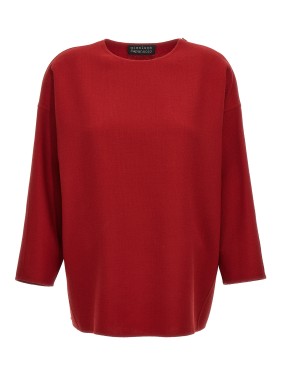 Gianluca Capannolo 'Valerie' Pants Wide in Red | THE LIST