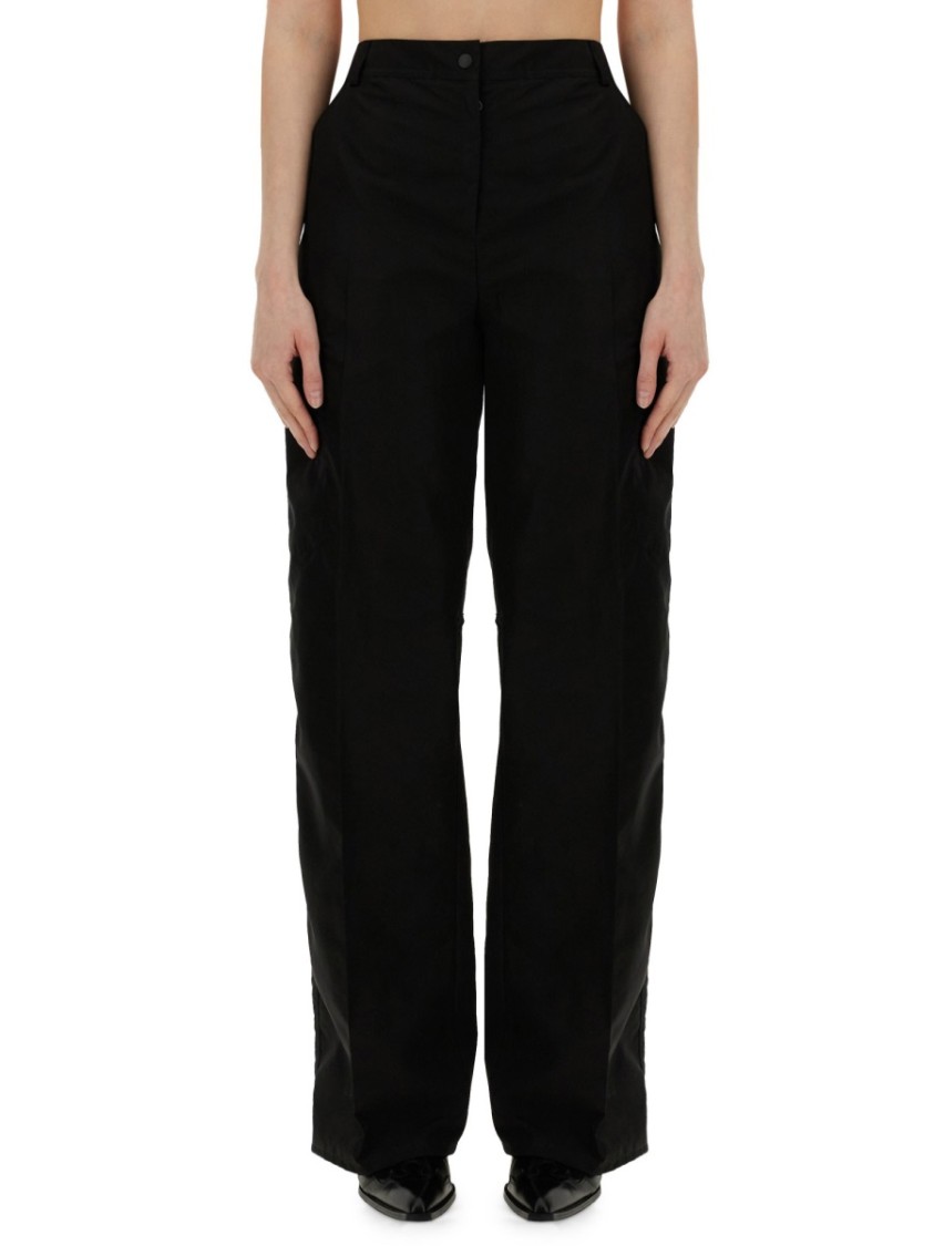 Our Legacy Alloy Wide Leg Trousers With Side Pockets In Black
