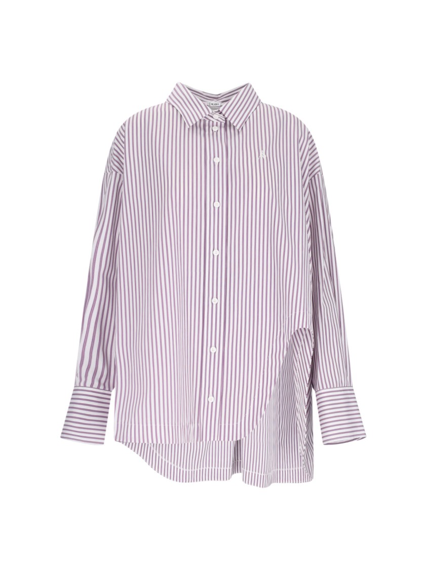 Shop Attico The Diana' Striped Shirt – Purple