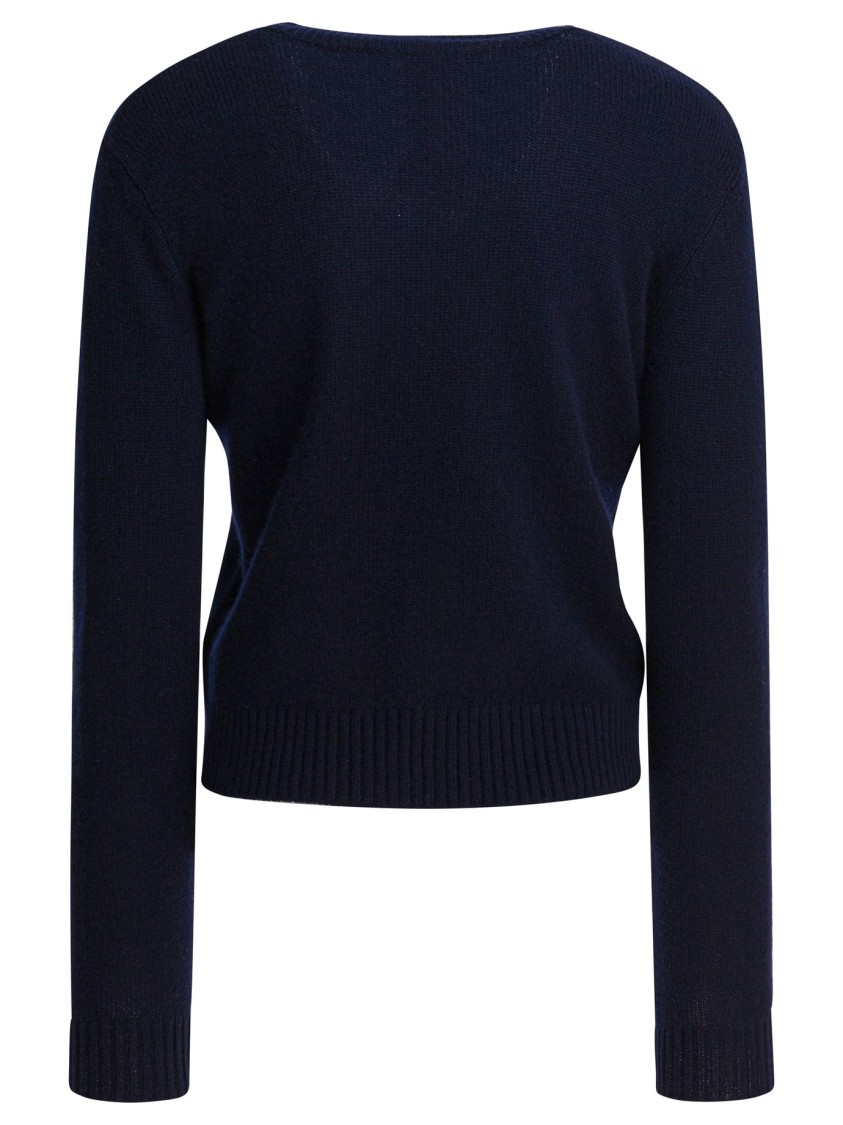 Lisa Yang Deep Blue Cashmere Sweater In Blue