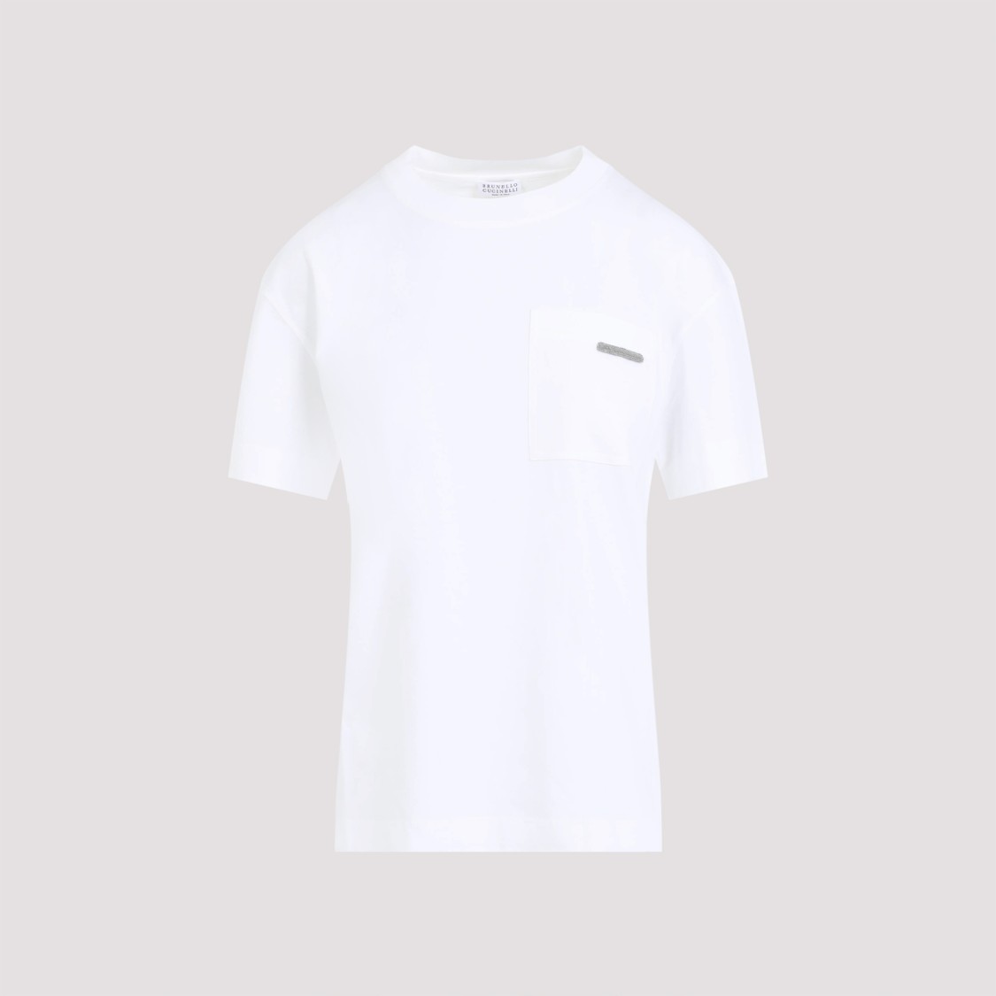 Brunello Cucinelli Chest Pocket Round Neck Short Sleeve T-shirt