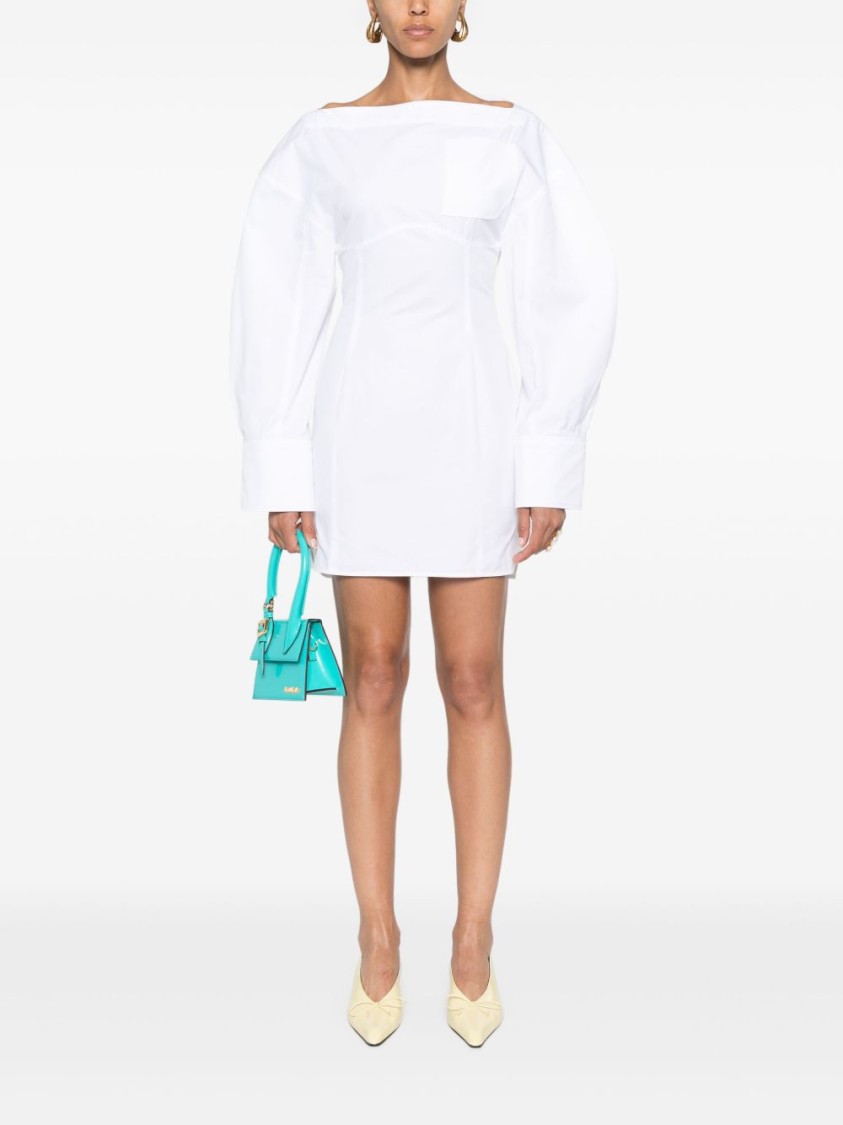 Jacquemus La Casaco Long Sleeve Cotton Shirtdress