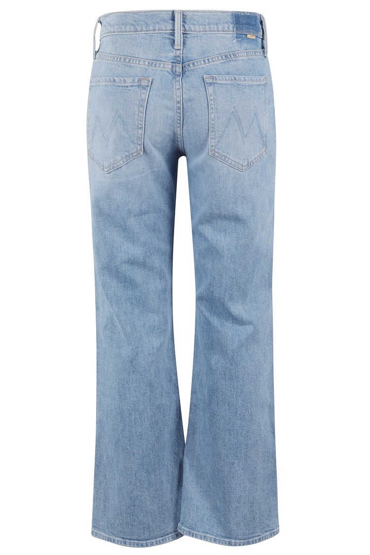 Mother Cotton Jeans In Blue