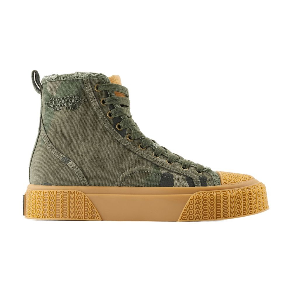 Marc Jacobs The High Top Sneakers In Green