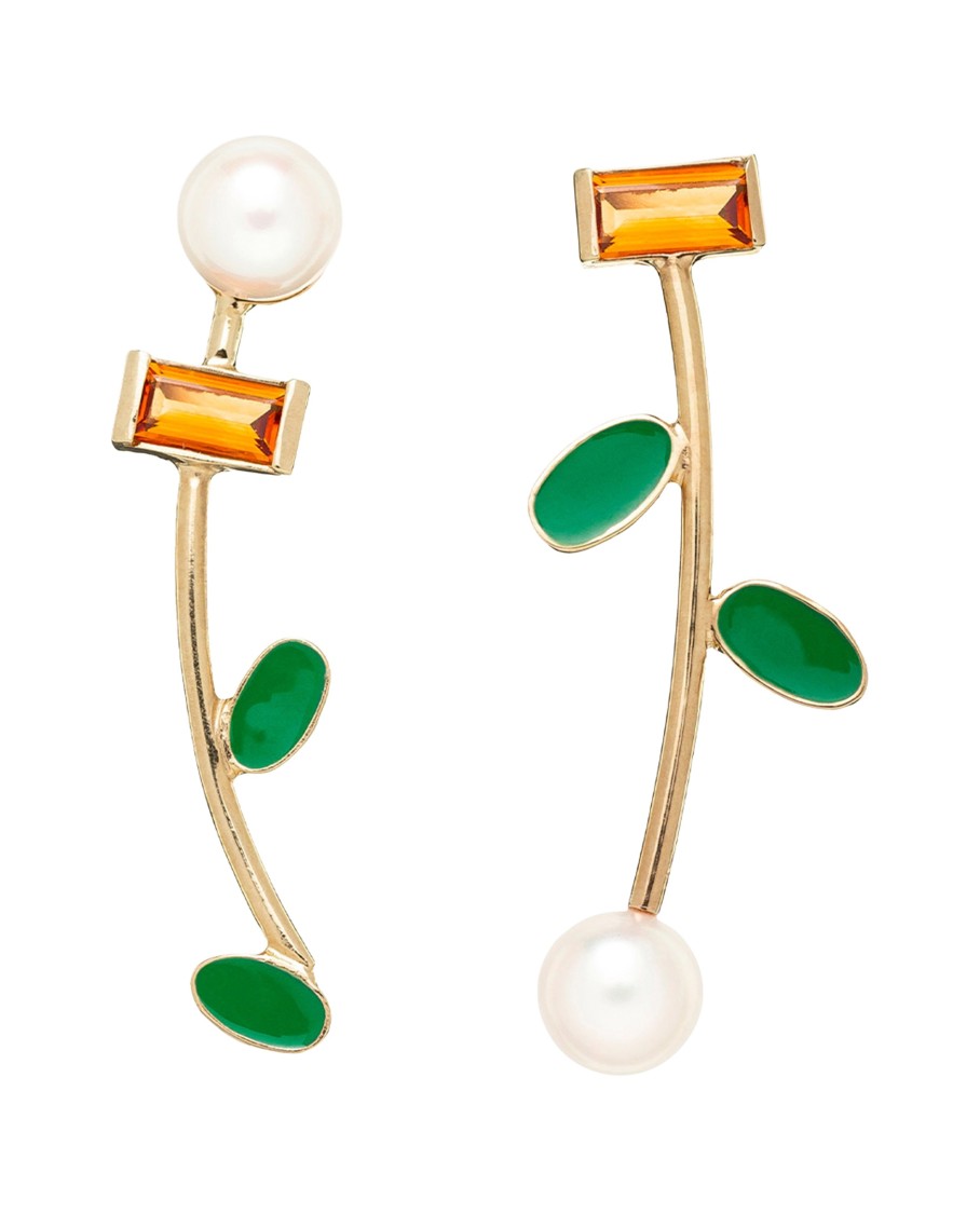 Aliita Petalos Flor Earrings In Not Applicable