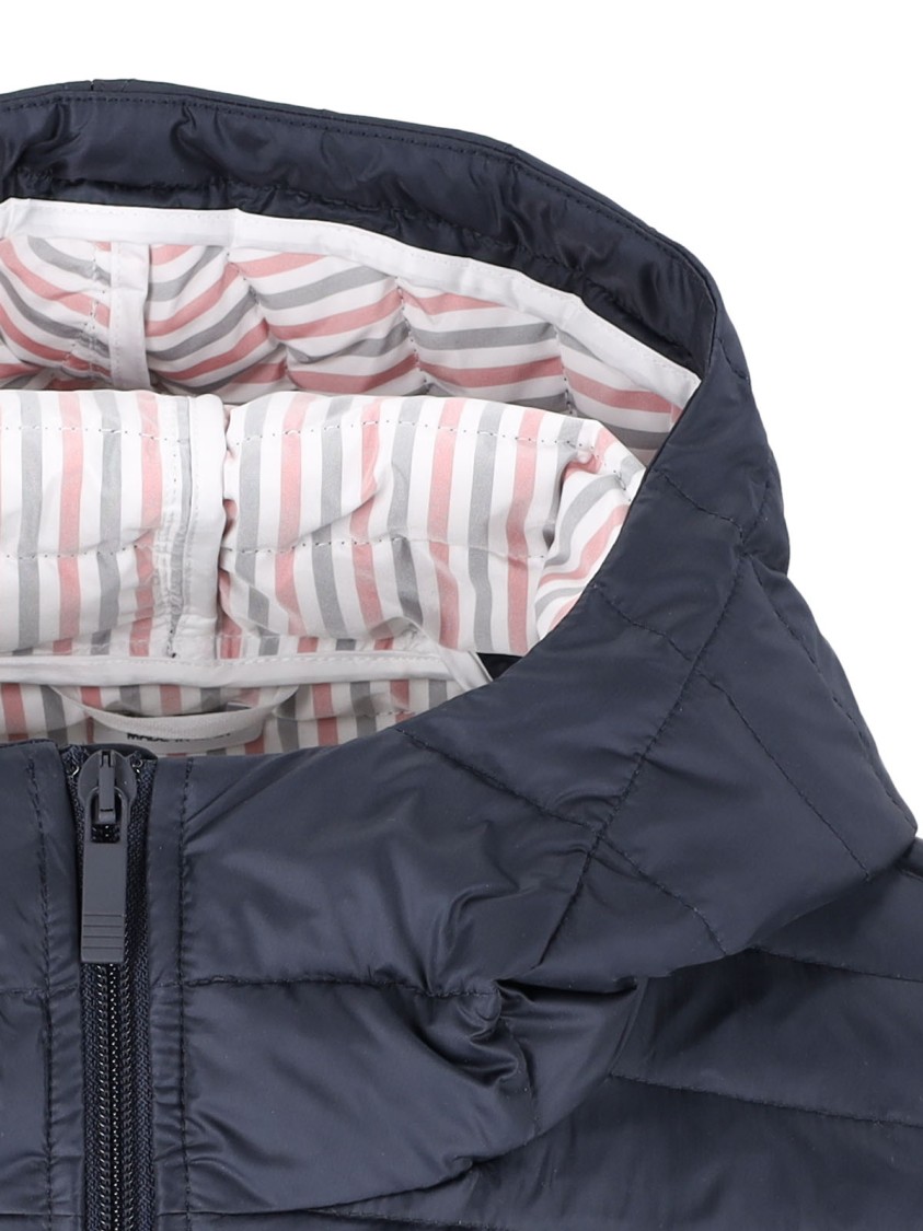 Shop Thom Browne '4-bar' Puffer Jacket – Blue
