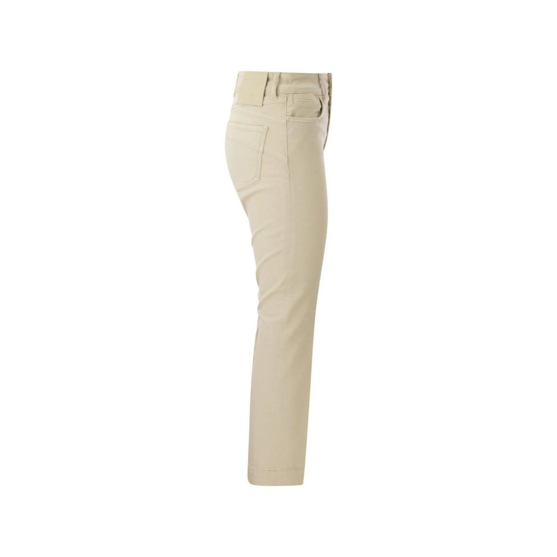 Sportmax Nilly Cotton Denim Jeans Women In Gold