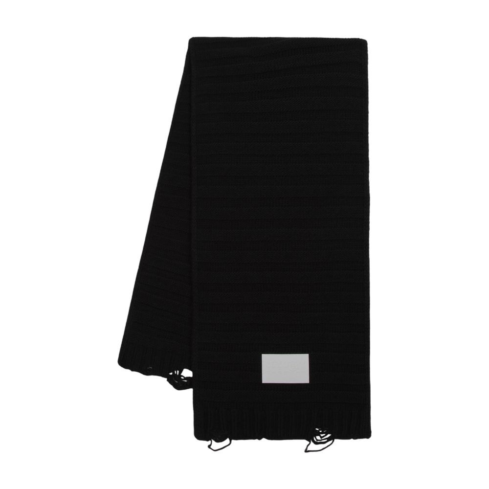 Mm6 Maison Margiela Mm6 By Maison Margiela Scarf - Wool - Black