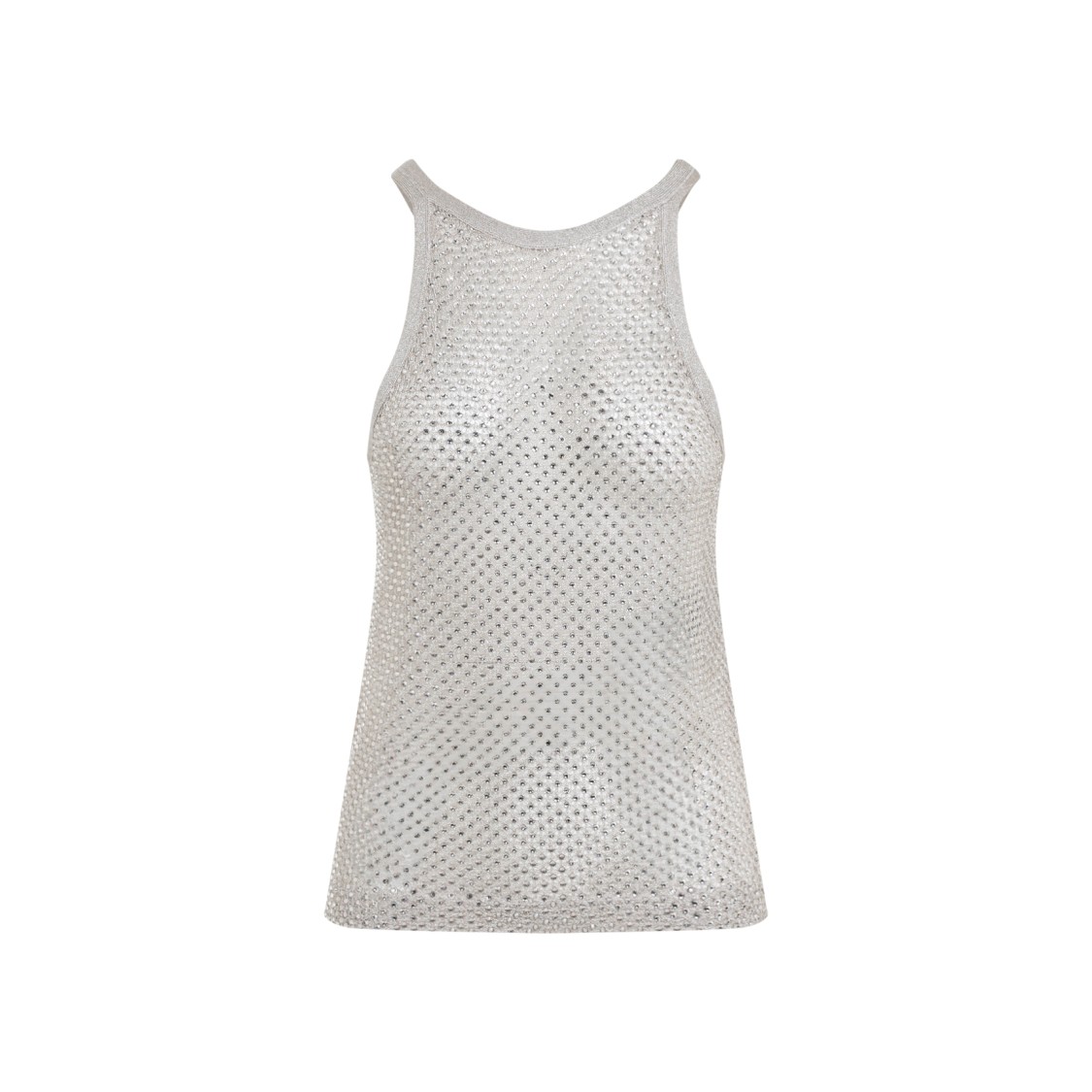 Tom Ford Lurex Knit Beige Viscose Top In Neutrals